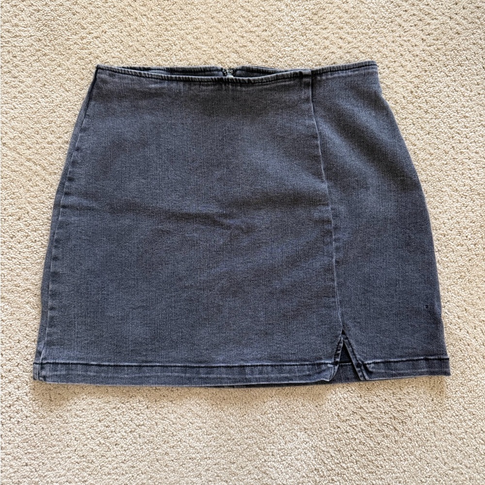 Classic Charcoal Skirt